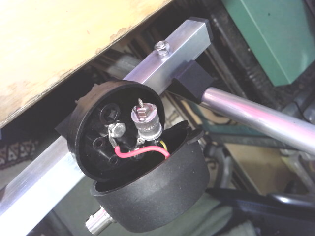 Inside the junction box